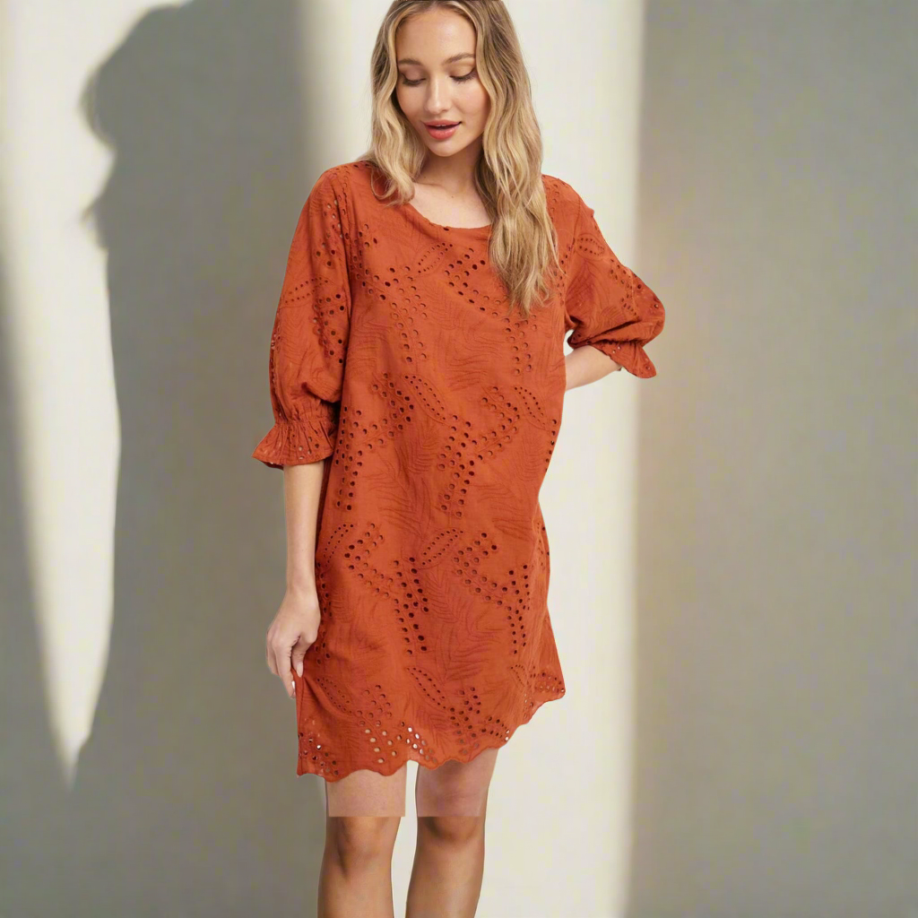 The Lacey Eyelet Dress