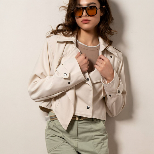 The Criss Cross Lapel Trench