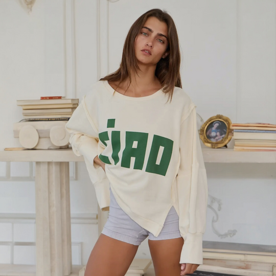 The 'CIAO' Raw Edge Terry Tee