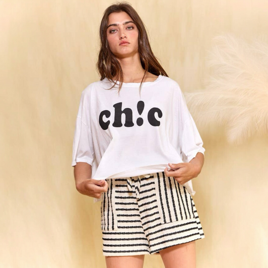 The 'Chic' Boxy Crop Tee