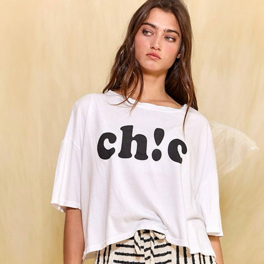 The 'Chic' Boxy Crop Tee