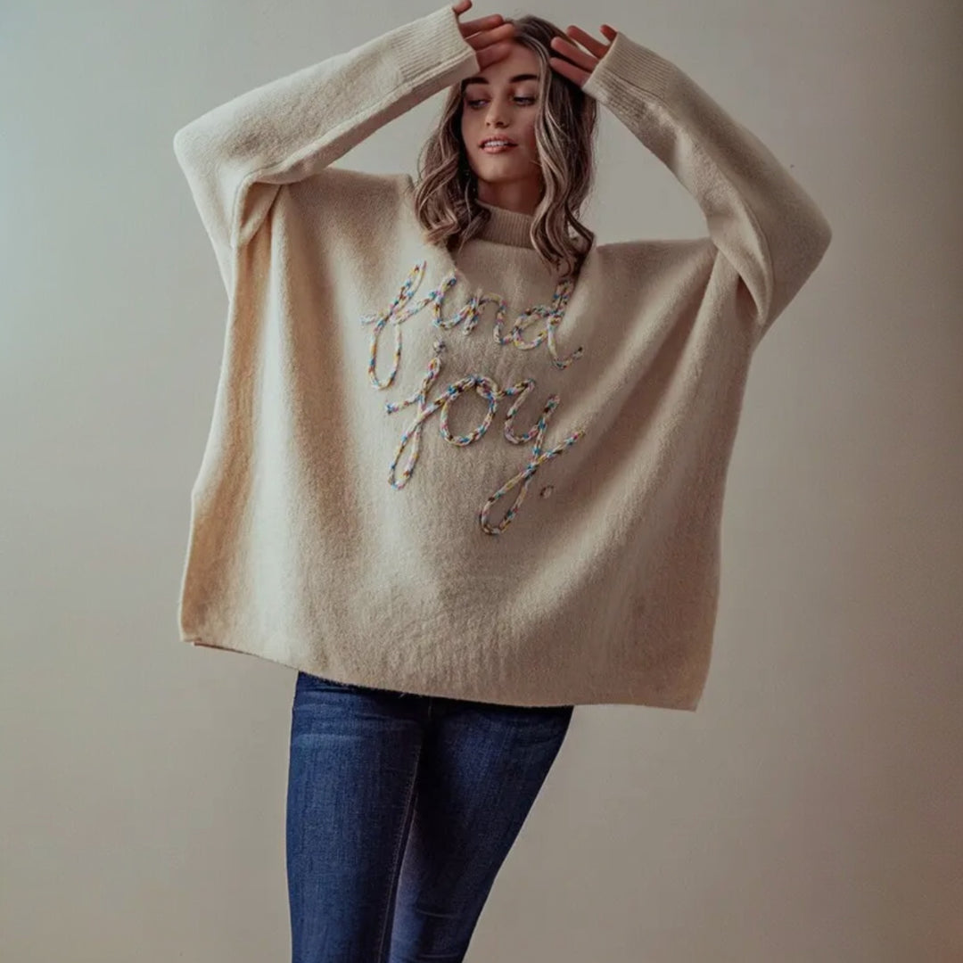 The Joy Oversized Knit Sweater