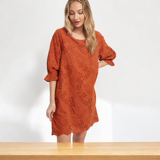 The Lacey Eyelet Dress